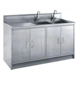 Cabinet with sanitary basins