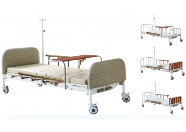 Hospital Bed with Two Revolving Levers
